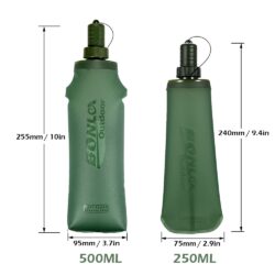 Kamstore.com.ua Складная мягкая бутылка для воды TPU фляга BONLEX, 0 (4)