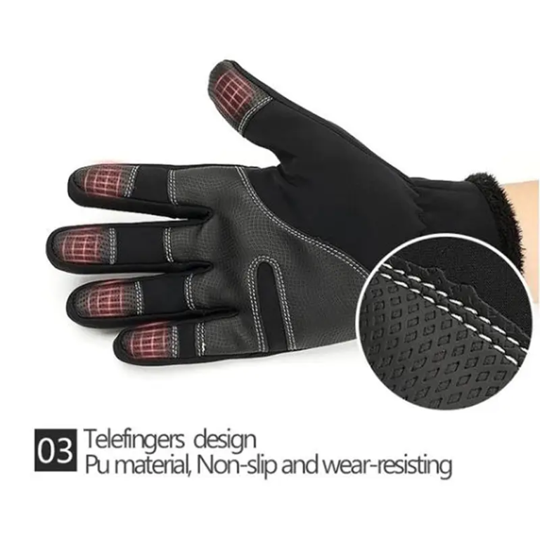 Kamstore.com.ua Теплые перчатки зимние мужские сенсорные (3)