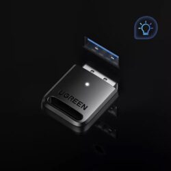 Kamstore.com.ua Адаптер Bluetooth 5.3 USB приемник, передатчик для ПК, ноутбука, колонок, мишки, наушников CM591 Ugreen 90225 (14)