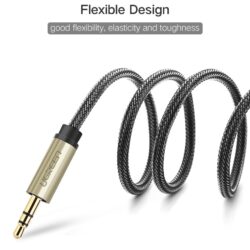 Kamstore.com.ua Аудио кабель сплиттер 3.5 mm to 2 х 6.35mm FM (2pin) для микшера, усилителя, колонок Ugreen AV126 Black (1-2m) (12)