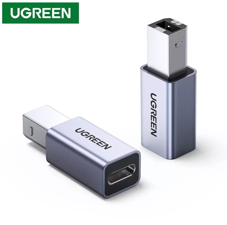 Kamstore.com.ua Переходник USB-C на USB-B Printer Adapter 20120 Ugreen US382 (1)