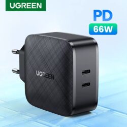 Kamstore.com.ua Сетевое зарядное устройство на 2 порта PD 66W Fast Charger CD216 Ugreen 70867 NEW (1)