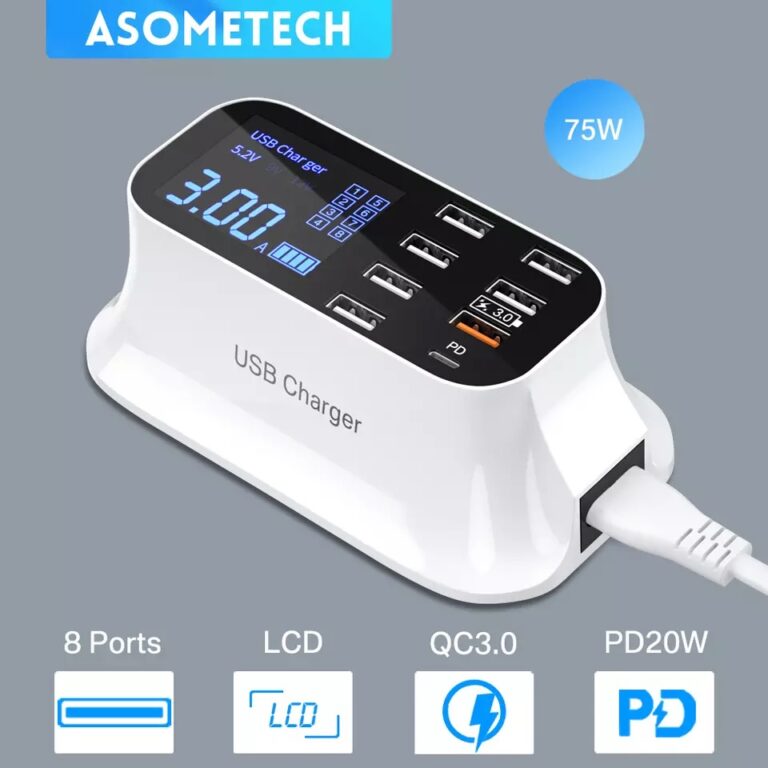 Kamstore.com.ua зарядное устройство 75W Asometech YC-CDA19Q (1)