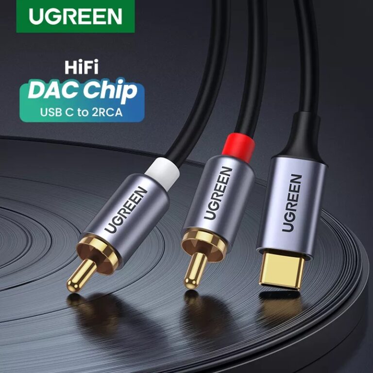 Kamstore.com.ua HiFi Аудио кабель USB-C to 2RCA with Dac Chip Ugreen 20193, 1 (1)