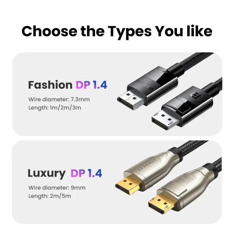 Kamstore.com.ua Кабель DisplayPort 1.4 Ugreen DP114 (6)