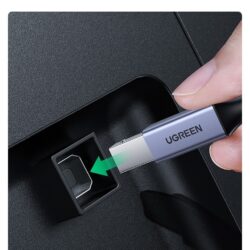 Kamstore.com.ua Кабель Ugreen US369 USB Printer Cable USB type B для принтеров, сканеров, МФУ Black (1-2m) (15)