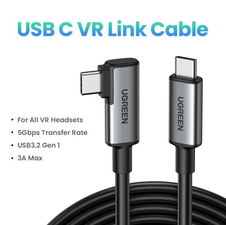 Kamstore.com.ua Link Cable для VR Headsets Oculus USB-C Ugreen 90629 (US551) (8)