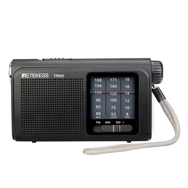 Kamstore.com.ua Радиоприемник Retekess TR605 FMMWSW, аварийный яркий фонарик 400lm, аккумулятор 18650 (16)