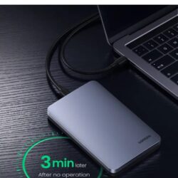 Kamstore.com.ua Корпус для 2.5 SDD HDD Ugreen CM300 USB-C внешний карман SATA III Aluminium Ugreen 70499 (10)