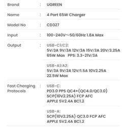 Kamstore.com.ua Настольное зарядное устройство GaN2 65W Nexode 90747 Ugreen CD327 (13)