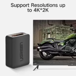 Kamstore.com.ua Соеденитель HDMI 2.0 Ugreen HD112 Black Ugreen 20107 (9)