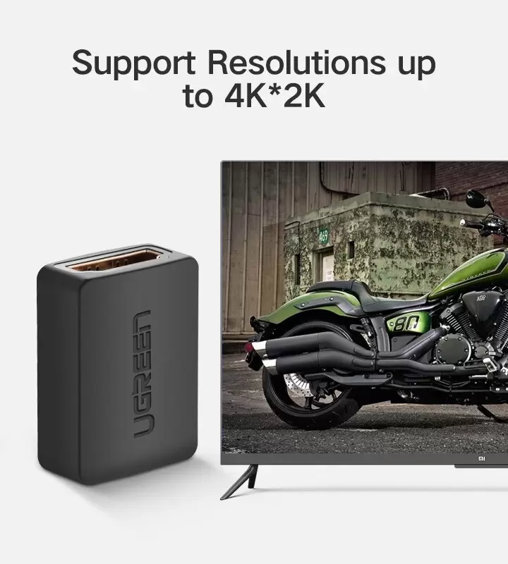 Kamstore.com.ua Соеденитель HDMI 2.0 Ugreen HD112 Black Ugreen 20107 (9)