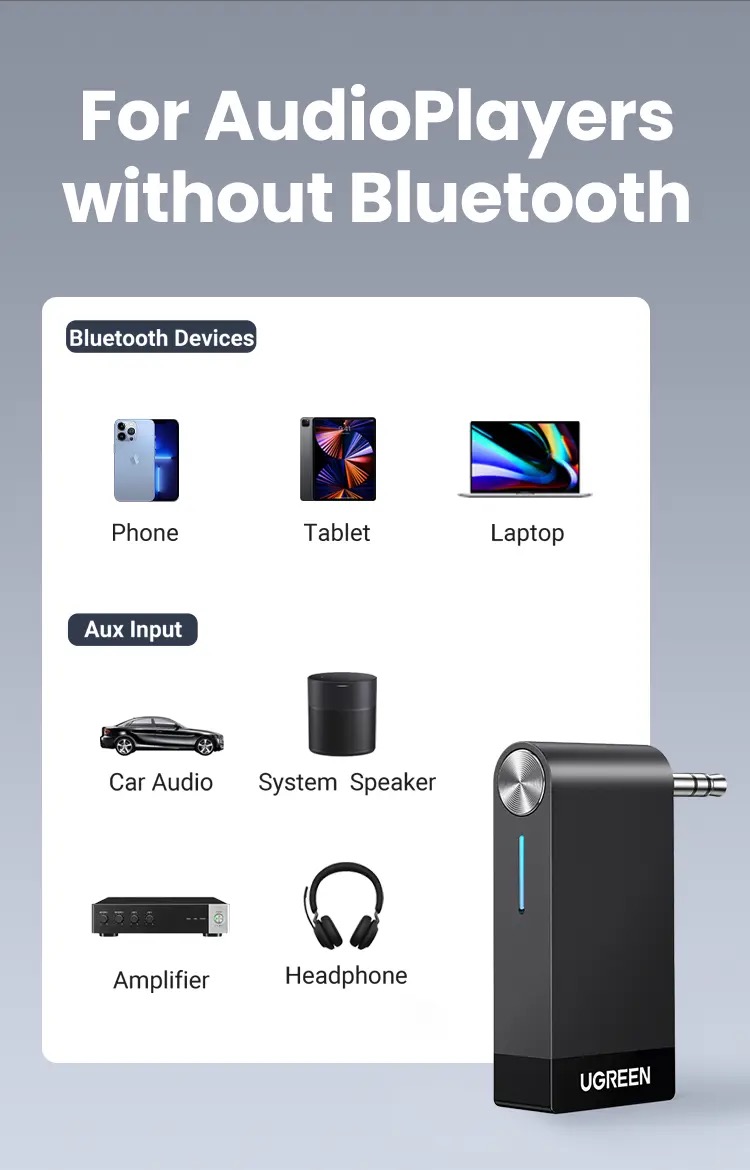 Kamstore.com.ua Bluetooth adapter Receiver Ugreen 30348 with Mic (9)