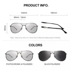 Kamstore.com.ua Солнцезащитные очки Авиатор CAPONI BS8722 фотохромная линза Polarized UV400 (5)
