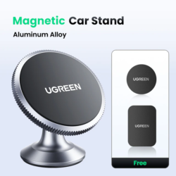 Автомобильный магнитный держатель UGREEN LP117 для смартфона Space Gray UGREEN 50871 (14)