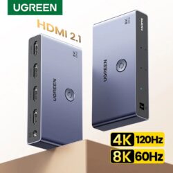 Kamstore.com.ua Переключатель HDMI 2.1 UGREEN CM624 сплиттер HDMI Switch (3 in 1 out) 8K Пульт 15604 (1)