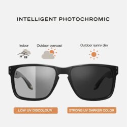 Kamstore.com.ua Солнцезащитные дизайнерские очки CAPONI фотохромная линза Polarized UV400 с прямоугольной оправой TR (BS9417) (14)