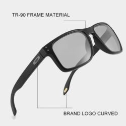 Kamstore.com.ua Солнцезащитные дизайнерские очки CAPONI фотохромная линза Polarized UV400 с прямоугольной оправой TR (BS9417) (7)