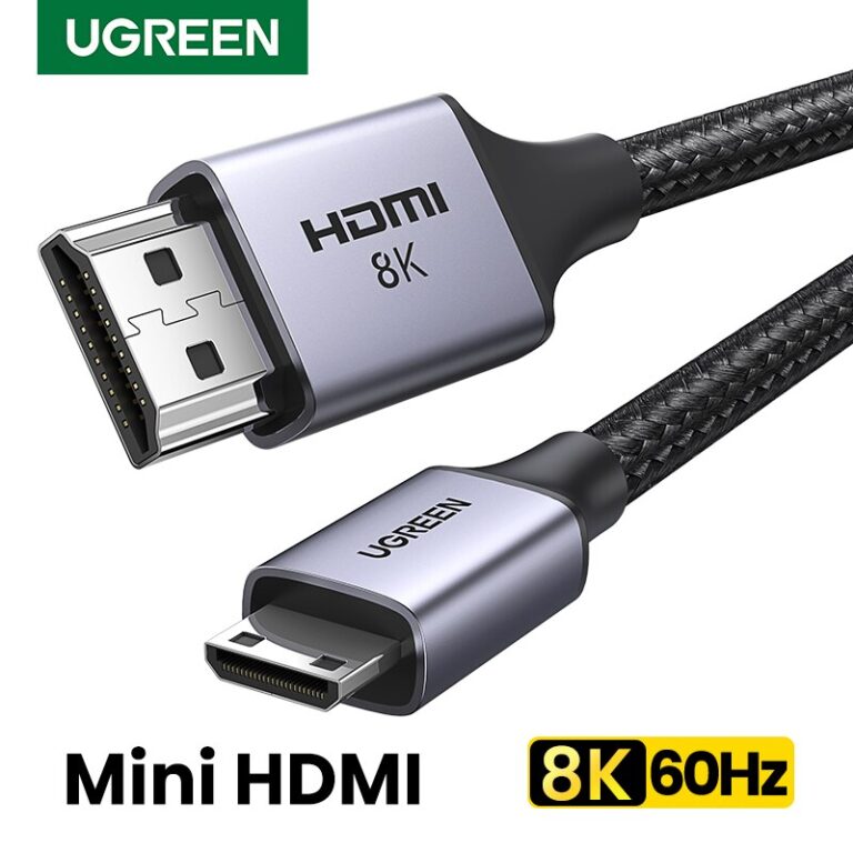 Kamstore.com.ua Кабель mini HDMI to HDMI 8K@60Hz Cable Ugreen HD163 Black (1)