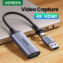Kamstore.com.ua Карата видеозахвата UGREEN CM489 4K HDMI to USB (USB-C) Video Grabber Box (40189)