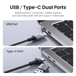 Kamstore.com.ua Карата видеозахвата UGREEN CM489 4K HDMI to USB (USB-C) Video Grabber Box (40194)
