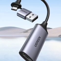Kamstore.com.ua Карата видеозахвата UGREEN CM489 4K HDMI to USB (USB-C) Video Grabber Box (40196)