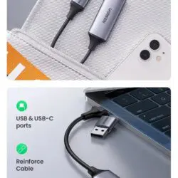 Kamstore.com.ua Карата видеозахвата UGREEN CM489 4K HDMI to USB (USB-C) Video Grabber Box (40199)
