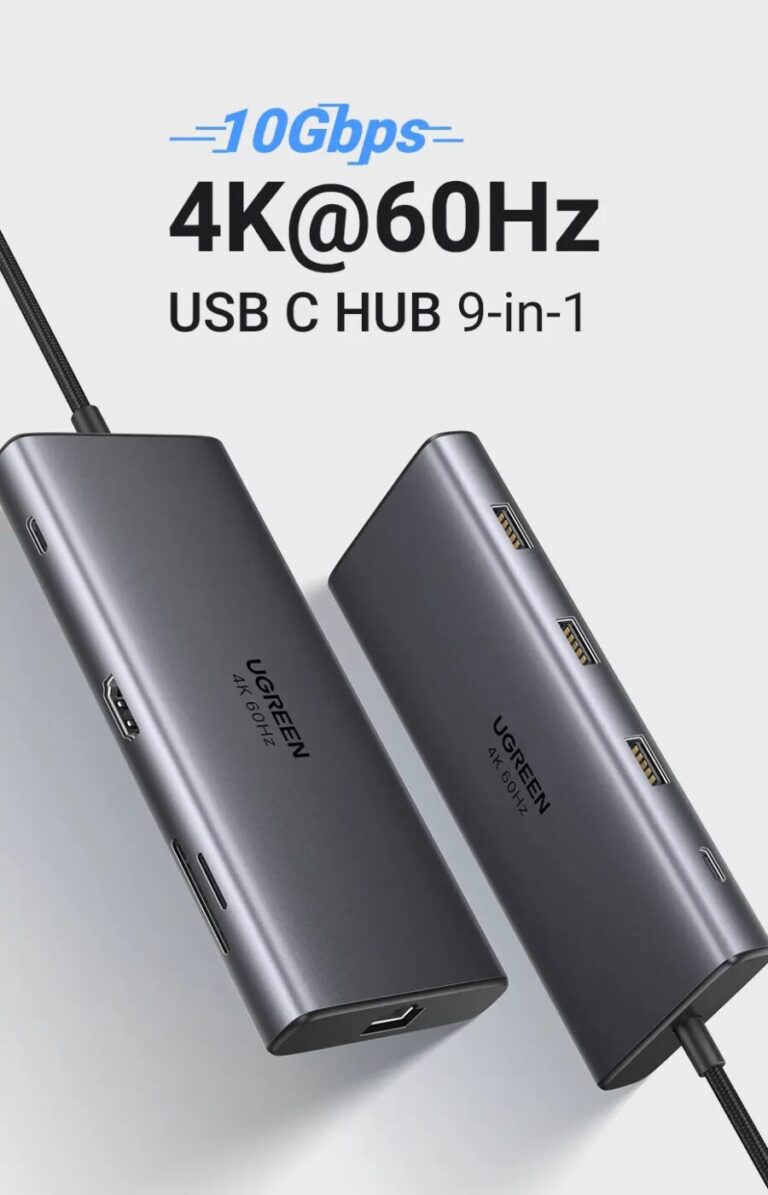 Kamstore.com.ua Концентратор USB-C UGREEN CM639 Type-C 9в1 UGREEN 15532 (7)