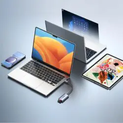 Kamstore.com.ua Кардридер USB-C 2 in 1 UGREEN CM401 Card Reader Type-C to SDTF 4.0 Aluminium Case NEW (15264)