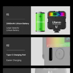 Kamstore.com.ua Накамерный свет LED RGB Ulanzi VL49 RGB (18) Kamstore.com.ua Накамерный свет LED RGB Ulanzi VL49 RGB (18)