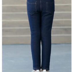 Kamstore.com.ua Детские утепленные теплые брюки толстые легинсы для девочек на флисе с эластичной резинкой на талии (8)
