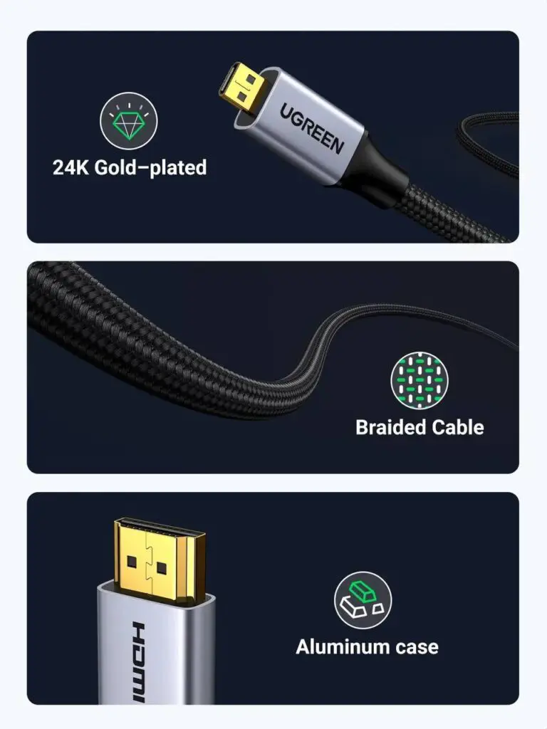 Kamstore.com.ua Кабель micro HDMI to HDMI 4K Ugreen HD109 (15)