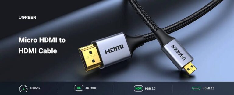 Kamstore.com.ua Кабель micro HDMI to HDMI 4K Ugreen HD109 (7)