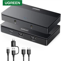 Kamstore.com.ua Карта видеозахвата UGREEN CM630 HDMI to USBUSB-C 4K60 Гц HDMI видеозахват Black (15390)