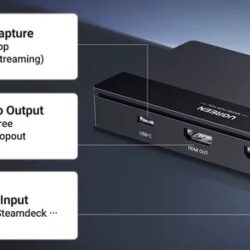 Kamstore.com.ua Карта видеозахвата UGREEN CM630 HDMI to USBUSB-C 4K60 Гц HDMI видеозахват Black (15409)
