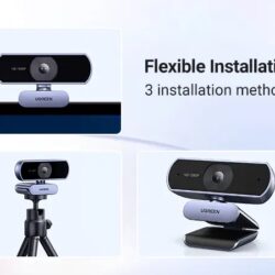 Kamstore.com.ua Веб камера UGREEN CM678 для ПК и ноутбука 1080P 30FPS 2 микрофона HD Webcam (15733)