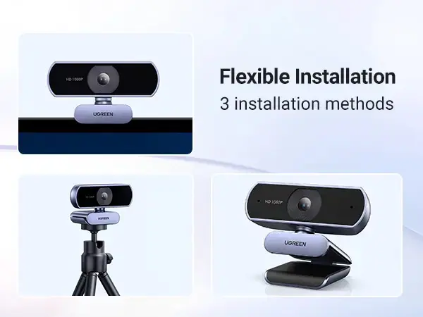 Kamstore.com.ua Веб камера UGREEN CM678 для ПК и ноутбука 1080P 30FPS 2 микрофона HD Webcam (15733) Kamstore.com.ua Веб камера UGREEN CM678 для ПК и ноутбука 1080P 30FPS 2 микрофона HD Webcam (15733)