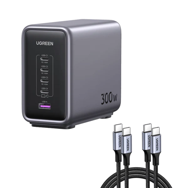 ugreen-nexode-300w-usb-c-gan-charger-5-ports-desktop-charger-275417