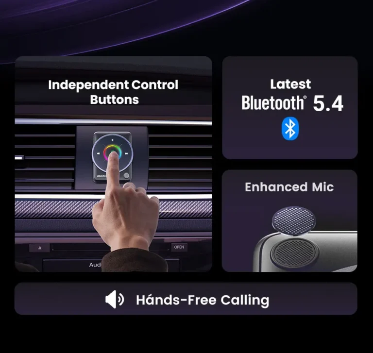 Bluetooth Receiver Audio Adapter UGREEN 35002 Ugreen CM723 (4)
