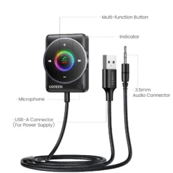Bluetooth Receiver Audio Adapter UGREEN 35002 Ugreen CM723 (8)