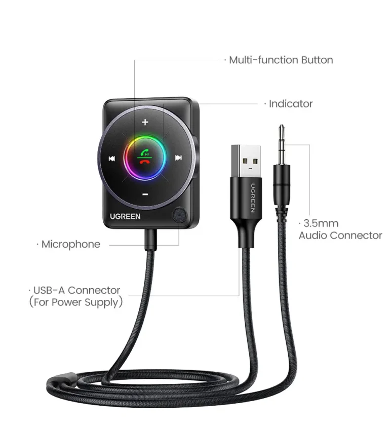 Bluetooth Receiver Audio Adapter UGREEN 35002 Ugreen CM723 (8)