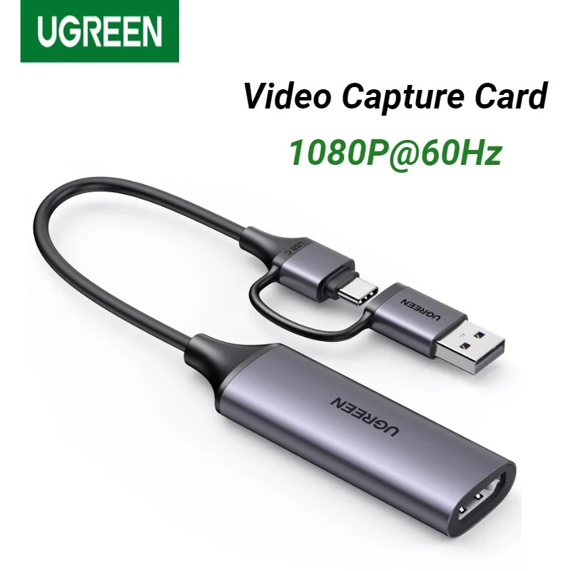 Карта видеозахвата UGREEN CM716 4K HDMI to USB (USB-C) HD USB Video ...