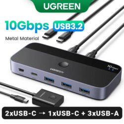 Kamstore.com.ua USB-C Gen 2 KVM Switch Sharing UGREEN CM691 (1)