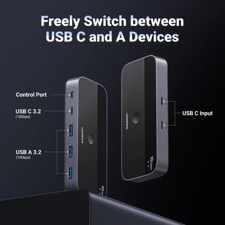 Kamstore.com.ua USB-C Gen 2 KVM Switch Sharing UGREEN CM691 (12)