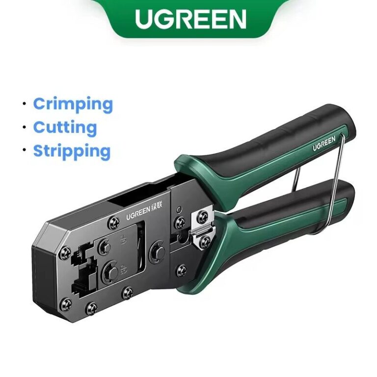 Kamstore.com.uaОбжимные клещи Ugreen NW136 кримпер для RJ45 CAT678 Green (70683)