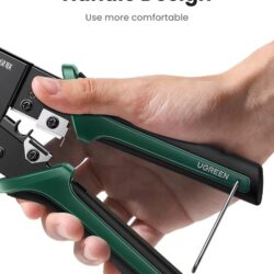 Kamstore.com.uaОбжимные клещи Ugreen NW136 кримпер для RJ45 CAT678 Green (70687)