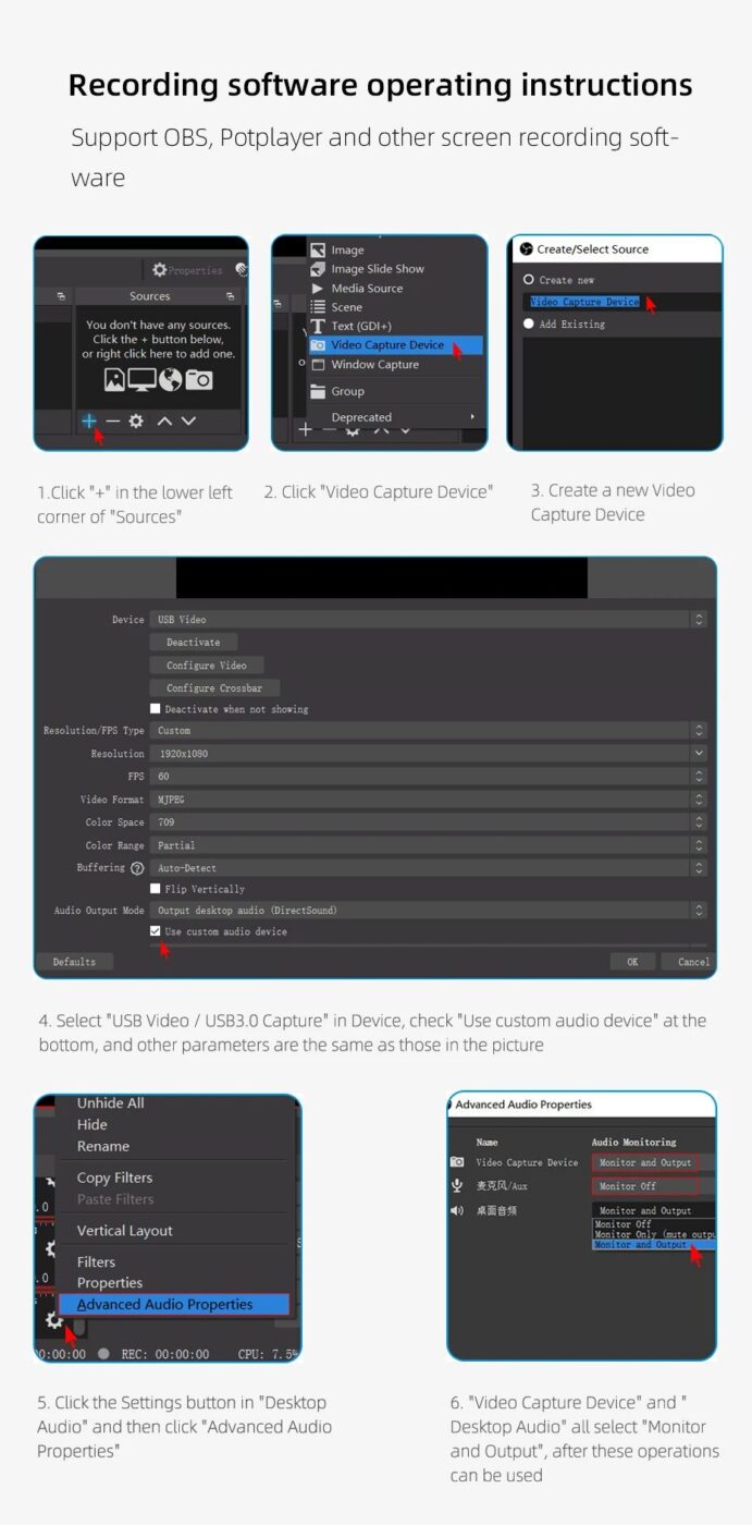 Kamstore.com.ua карта видеозахвата HDMI to USB (USB-C) (7)