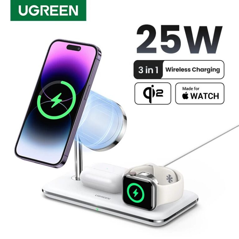 Kamstore.com.ua Зарядное устройство Ugreen CD278 3-in-1 Wireless Charger 90326 (1)