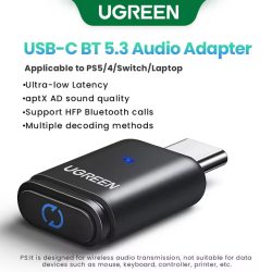 Kamstore.com.ua Адаптер Bluetooth 5.3 Type-C BT501 Ugreen 45008 (8)