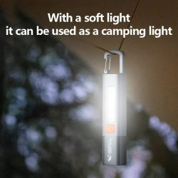 Smiling-Shark-SD1023-LED-Multifunctional-Flashlight-with-Hook-Camping-Light-USB-Rechargeable-Zoomable